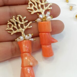pendientes naranjas